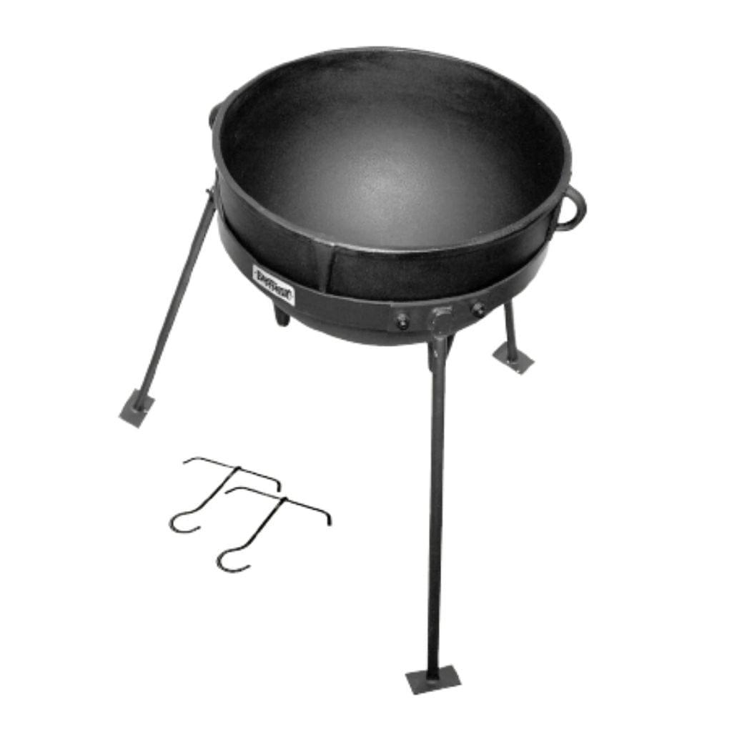 Bayou Classic 30-Gallon Cast Iron Jambalaya Kettle w/ Stand