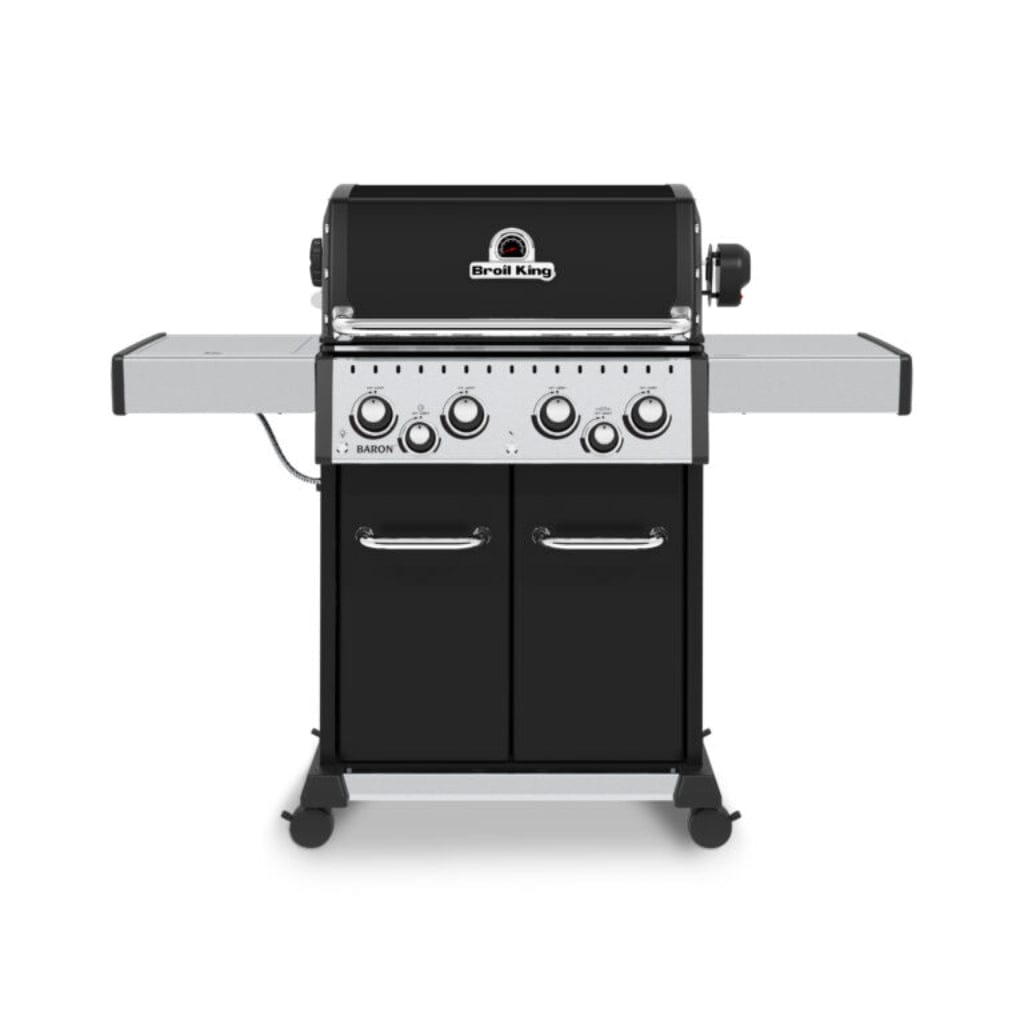 Broil King 57" 4-Burner Black Baron 490 Pro Gas Grill w/ Side Burner & Rear Rotisserie Burner