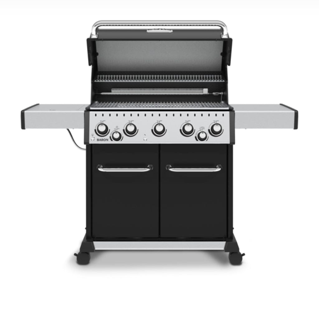 Broil King 63" 5-Burner Black Baron 590 Pro Gas Grill w/ Side Burner & Rear Rotisserie Burner