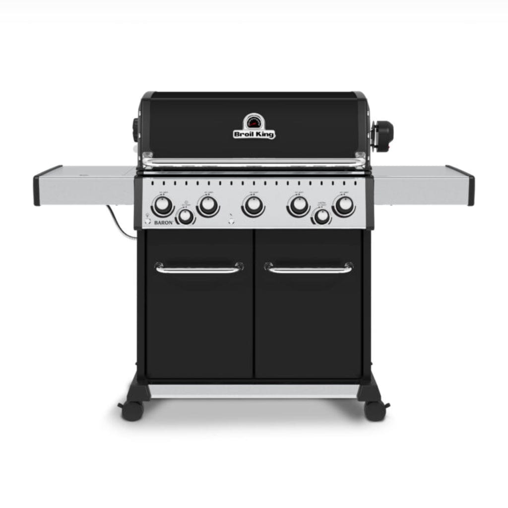 Broil King 63" 5-Burner Black Baron 590 Pro Gas Grill w/ Side Burner & Rear Rotisserie Burner