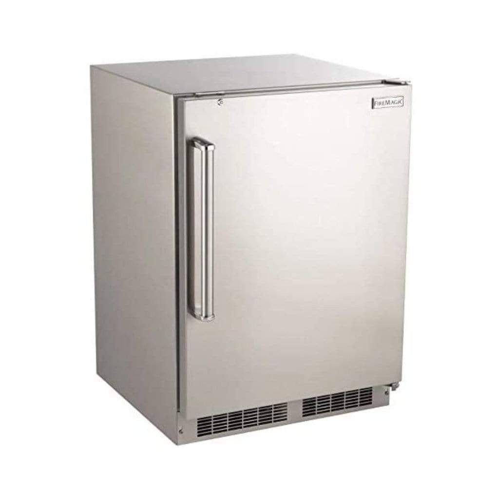 Fire Magic 24" 3589-DR/L Outdoor Rated Compact Refrigerator w/ Stainless Steel Premium Door