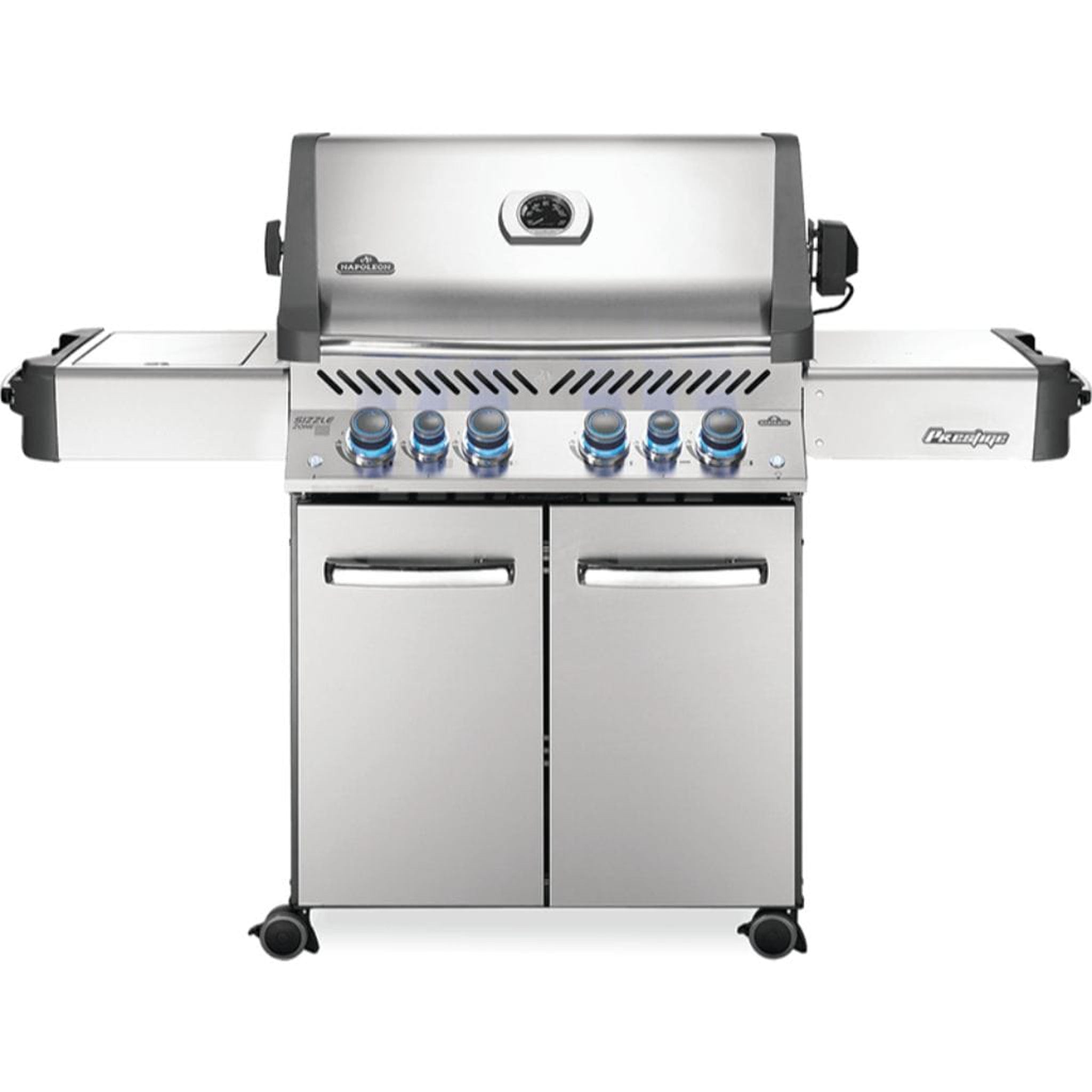 Napoleon 66" Prestige 500 RSIB Freestanding Gas Grill with Infrared Rear Burner & Infrared Side Burner