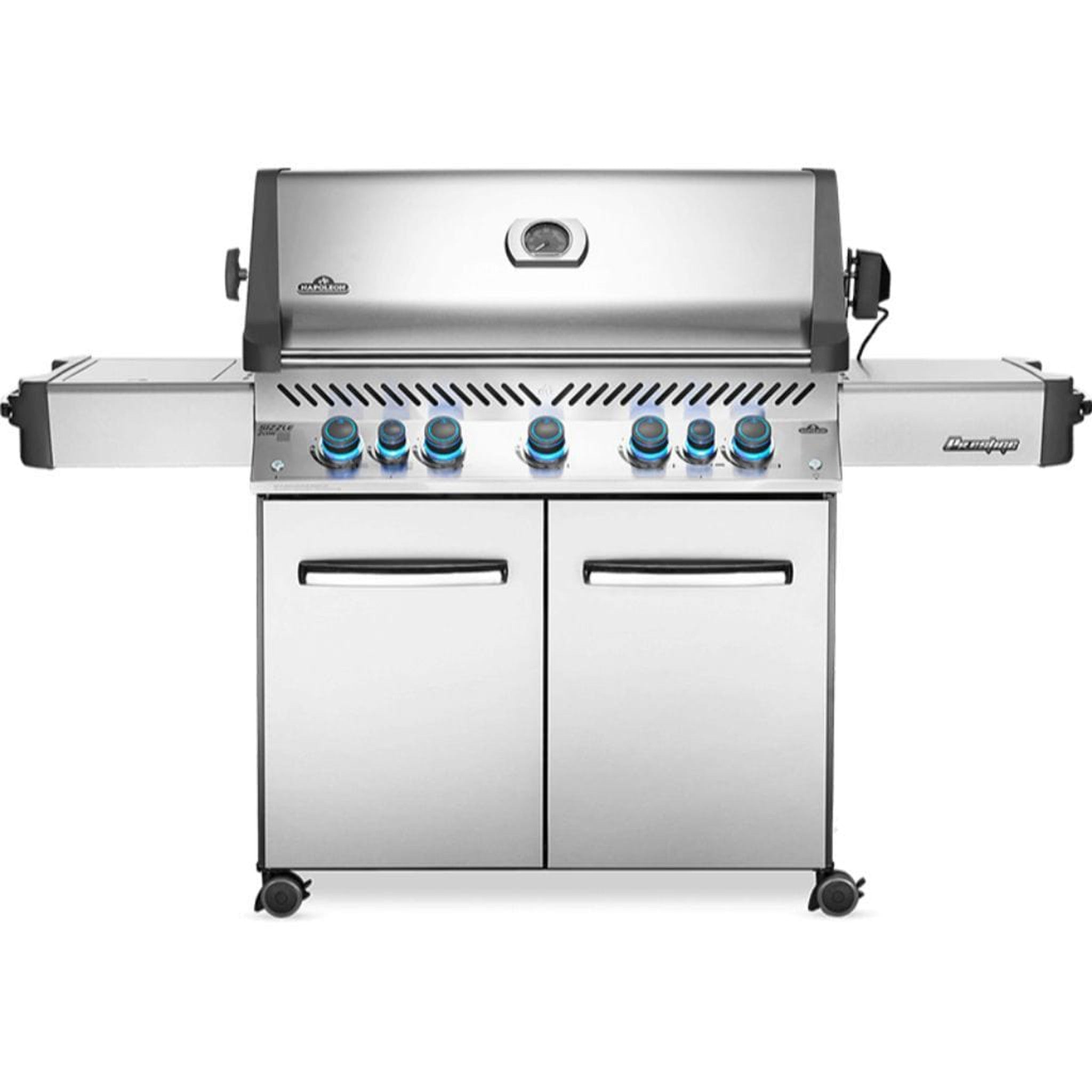 Napoleon 75" Prestige 665 RSIB Freestanding Gas Grill with Infrared Rear Burner & Infrared Side Burner