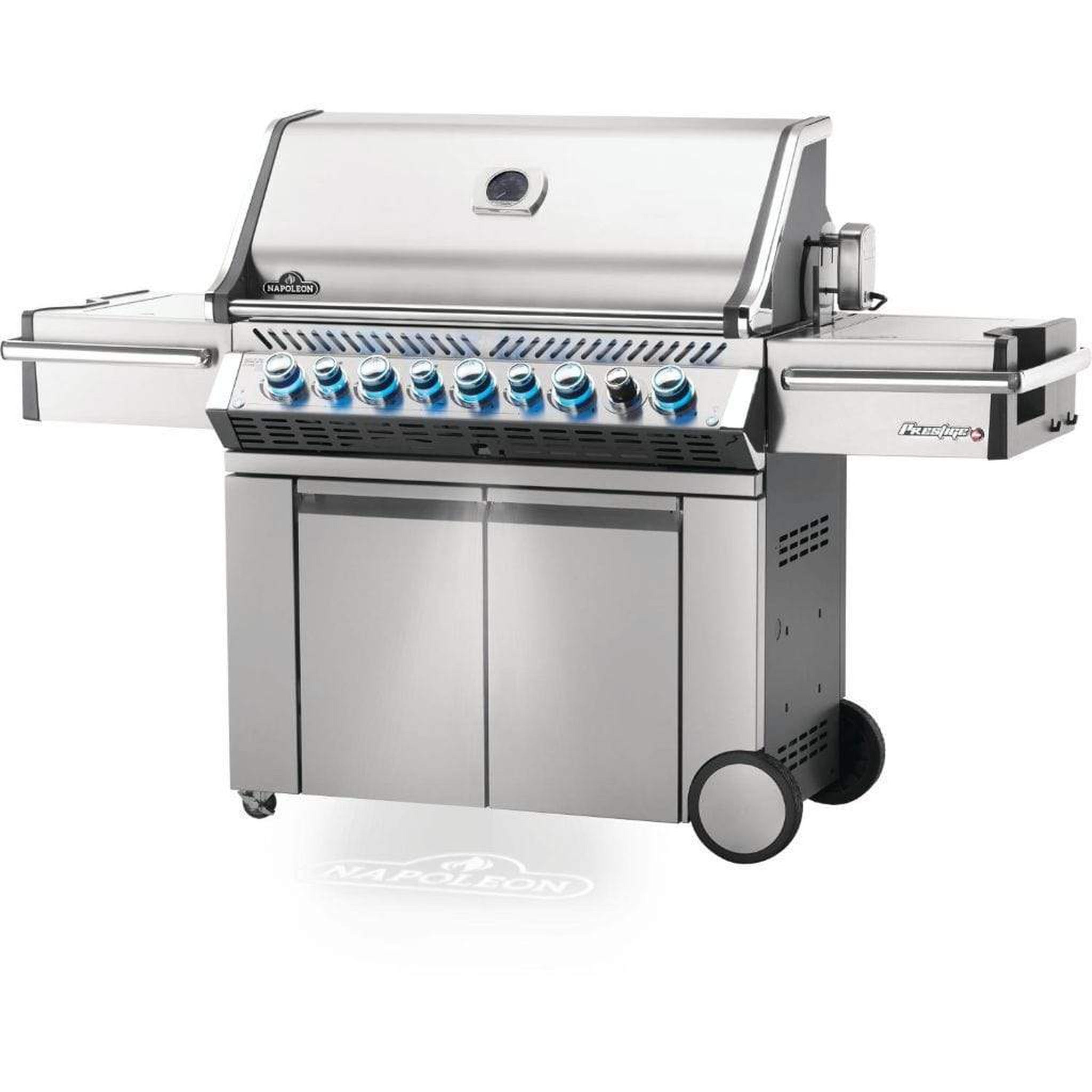 Napoleon 77" Prestige PRO 665 Freestanding Gas Grill with Infrared Rear Burner and Infrared Side Burners