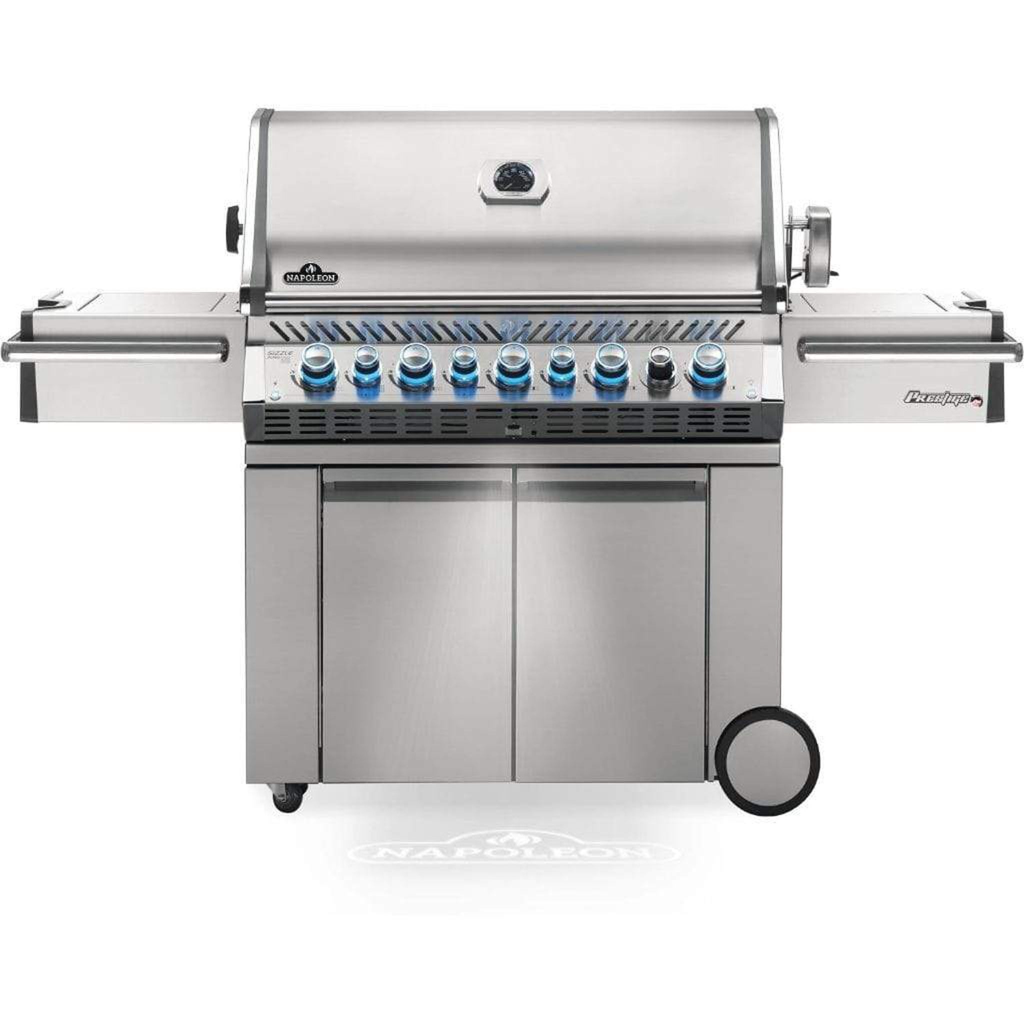 Napoleon 77" Prestige PRO 665 Freestanding Gas Grill with Infrared Rear Burner and Infrared Side Burners