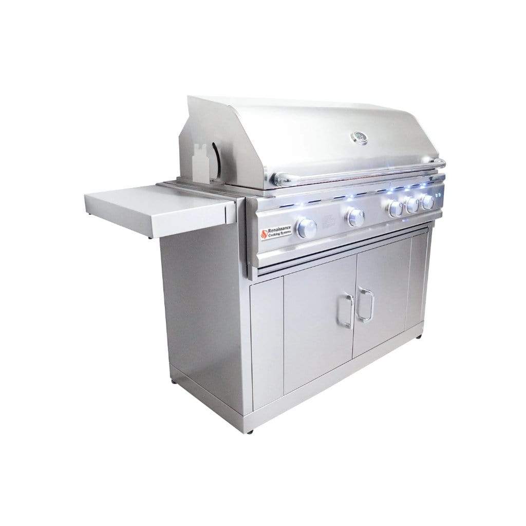 Renaissance Cutlass Pro Series 42" 5-Buner Freestanding Liquid Propane Gas Grill