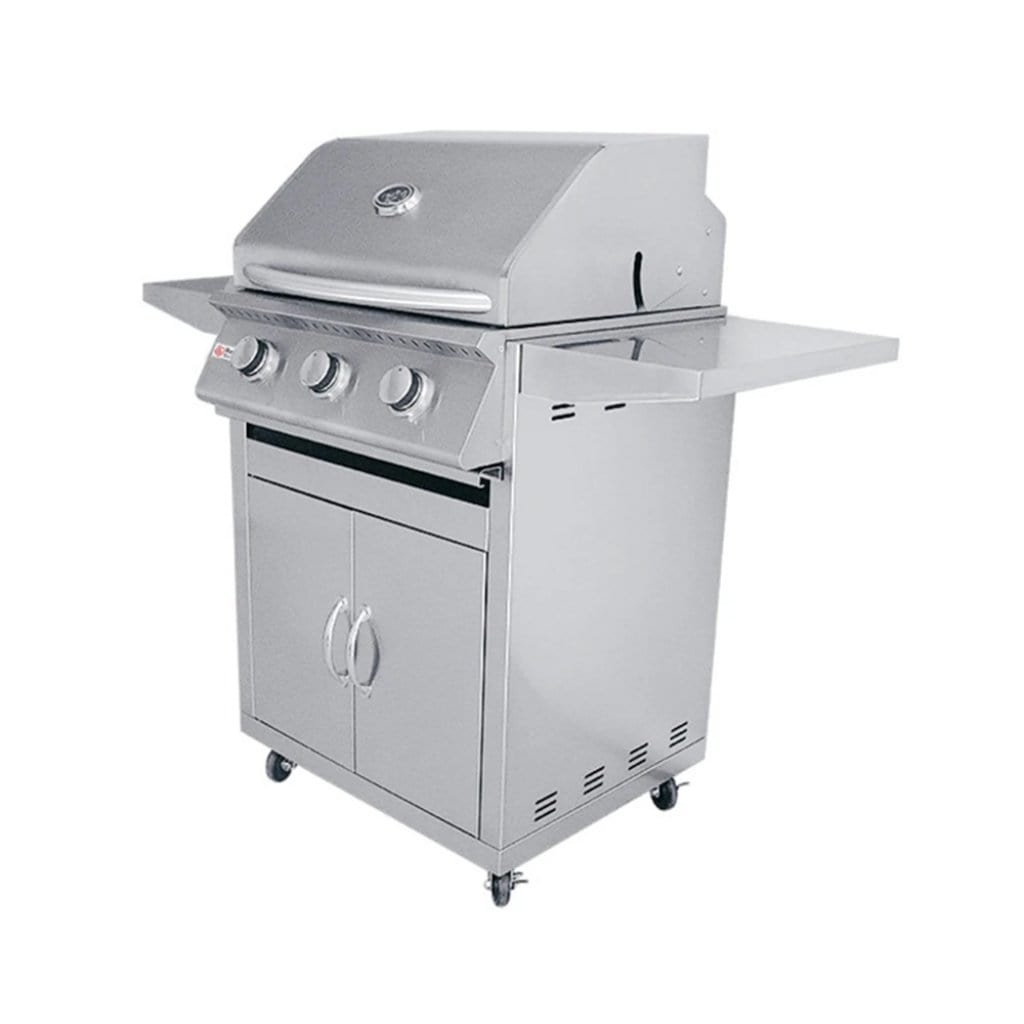 Renaissance Premier Series 26" 3-Burner Freestanding Liquid Propane Gas Grill