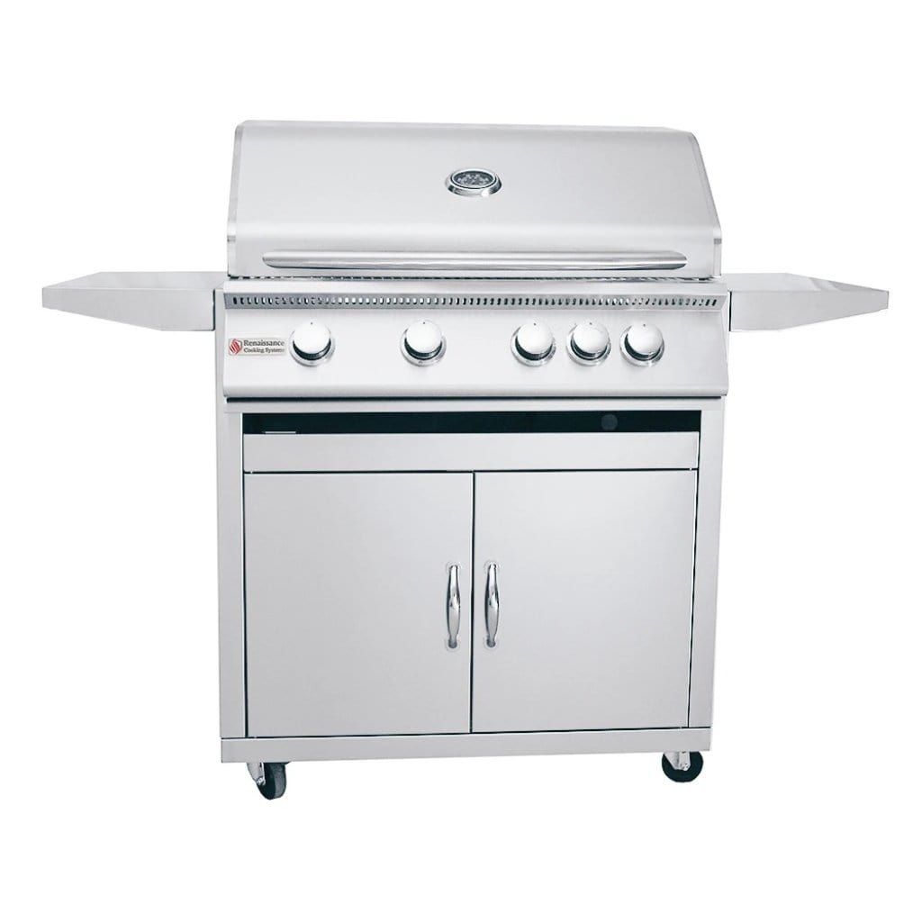 Renaissance Premier Series 32" 5-Burner Freestanding Liquid Propane Gas Grill